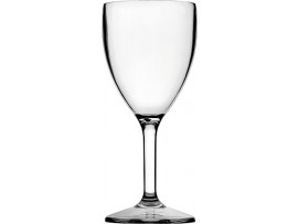 GLASS WINE POLYCARB CE 12OZ/250ML