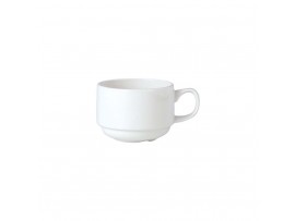 CUP STACKABLE SLIMLINE WHITE 7OZ