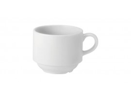 PURE WHITE CUP STACKABLE 7OZ