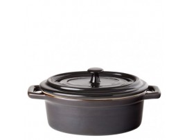 MIDNIGHT DISH CASSEROLE OVAL 5"