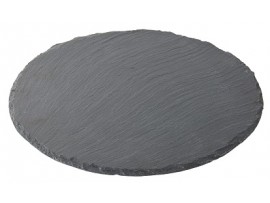 PLATTER SLATE ROUND 12"