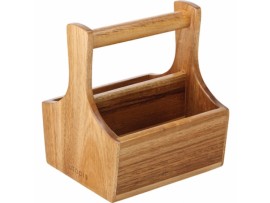 ROCKPORT ACACIA CRATE CONDIMENT 14.5X13CM