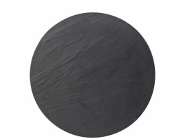 PLATTER SLATE REVERSIBLE ROUND 43CM/17"