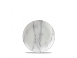 PLATE COUPE GREY MARBLE 16.5CM