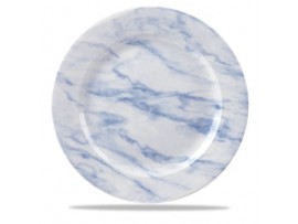 TEXTURED PRINTS PLATE BLUE MARBLE 26CM