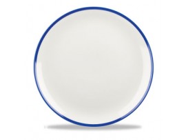 RETRO BLUE COUPE PLATE 21.7CM