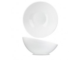 BUFFET BOWL MELAMINE WHITE 33X15.5CM