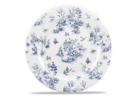 VINTAGE PRINTS PLATE PRAGUE TOILE BLUE 12"