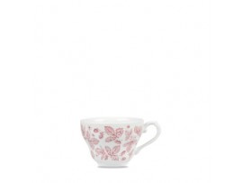 VINTAGE PRINTS TEACUP CRANBERRY 7OZ