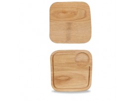 WOODEN BOARDS BOARD OAK SQUARE SMALL 20CM