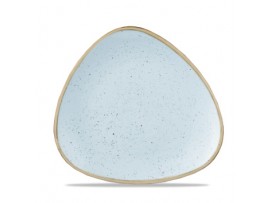 STONECAST PLATE TRIANGLE DE BLUE 22.9CM/9"