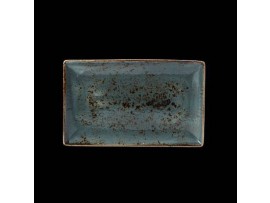 CRAFT PLATE RECTANGLE ONE BLUE 27X16.75CM