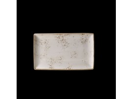CRAFT PLATE RECTANGLE ONE WHITE 27X16.75CM
