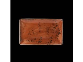 CRAFT PLATE RECTA 1 TERRACOTTA 27X16.75CM