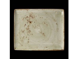 CRAFT PLATE RECTANGLE 2 GREEN 33X27CM