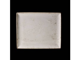 CRAFT PLATE RECT 3 WHITE 33 X19CM