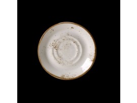 CRAFT SAUCER DOUBLE WALL WHITE 14.5CM