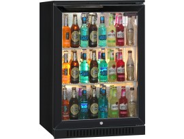 COOLER BOTTLE BLIZZARD 1 DOOR BLACK BAR1