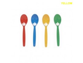 SPOON DESSERT POLYCARB YELLOW 170MM