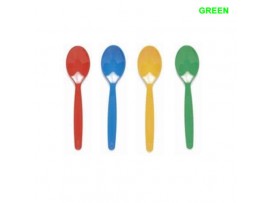 SPOON DESSERT POLYCARB GREEN 170MM