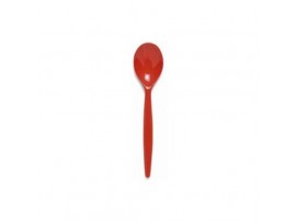 SPOON DESSERT POLYCARB RED 200MM