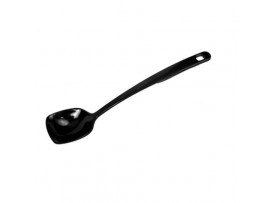 SPOON SERVING MELAMINE BLACK 250MM