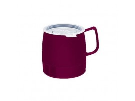 MUG INSULATED CRANBERRY 8OZ