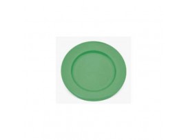 PLATE DINNER POLYCARB GREEN 240MM