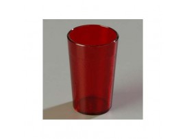 TUMBLER MELAMINE FLUTED RED 15CL