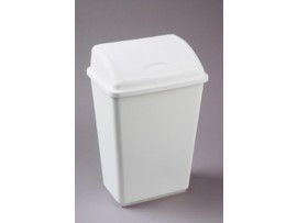 BIN SWING TOP WHITE 50LT