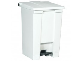 CONTAINER BIN STEP-ON WHITE 45.4LT