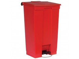 BIN PEDAL STEP ON RUBBERMAID RED 90LT