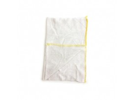 CLOTH DISH BORDER YELLOW 14X12"