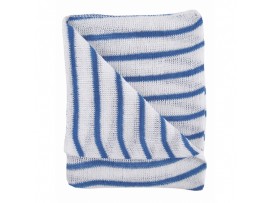 CLOTH DISH HORIZONTAL STRIPE BLUE