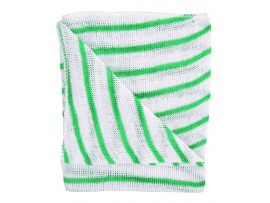 CLOTH DISH HORIZONTAL STRIPE GREEN