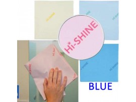 CLOTH MICROFIBRE HI-SHINE BLUE 40CM