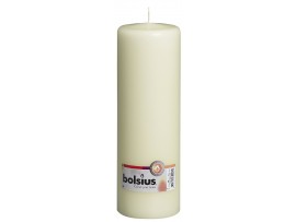 CANDLE PILLAR IVORY 250X80MM