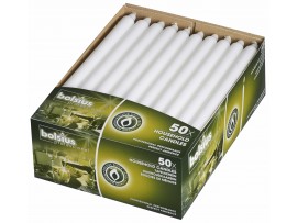 CANDLE HOUSEHOLD WHITE STRAIGHT 290X22MM