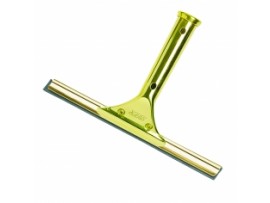 SQUEEGEE WINDOW BRASS HANDLE+RUBBER 14"