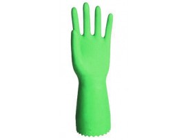 GLOVES RUBBER PREMIUM OPTIMA GREEN MED 7