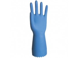 GLOVES RUBBER PREMIUM OPTIMA BLUE LARGE 9