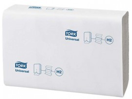 HAND TOWEL TORK MULTIFOLD WHITE 1PLY