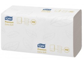 HAND TOWEL TORK EXTRA SOFT 2PLY WHITE