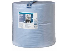 WIPER ROLL TORK HEAVY DUTY 2PLY BLUE 340M