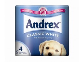 TOILET ROLL ANDREX WHITE