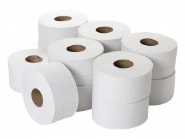 TOILET ROLL MINI JUMBO 2PLY WHITE