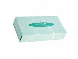 TISSUE FACIAL WHITE 2PLY 100 SHEET