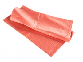 SACK LAUNDRY SOLUBLE STRIP RED 24X24"