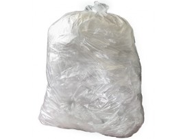 SACK REFUSE CLEAR 18X29X38" 15KG