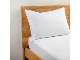 PILLOWCASE COMFORT SATIN WHITE 50X76CM